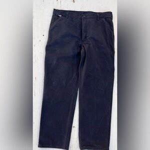 Carhartt Flame Resistant CAT 2 Blue Original Fit utility Pants  size 38x32